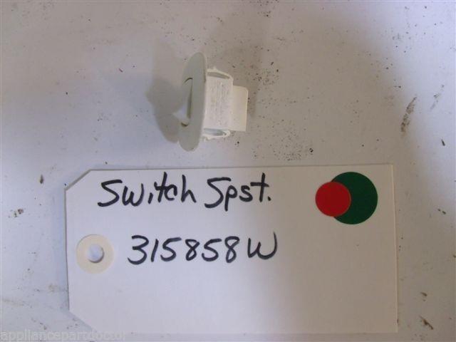 Amana STOVE 315858W Switch, Spst USED PART Amana STOVE 315858W Switch, Spst USED PART